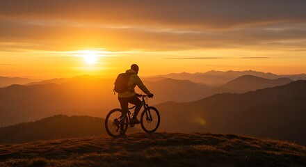 Fototapeta premium Golden Hour Ascent