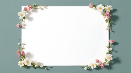 Fototapeta premium A clean white sheet with vast empty space, symbolizing simplicity, minimalism, and creativity, perfect for blank canvas design or concept development.