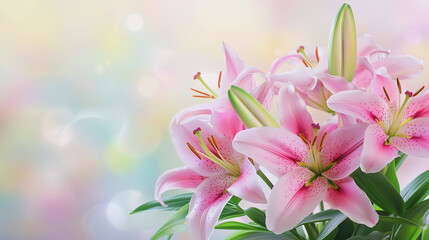 Fototapeta premium Elegant wedding invitation card background . Minimal hand painted watercolor botanical flowers texture template background. Design for wedding, vip cover, poster, rsvp moderncard.Valentine's Day