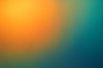 Obraz premium Vibrant Green And Orange Gradient Blend Baground 