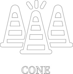 Road line art icon.Road forks icon. Road sections of different shapes.vector icon illustration isolated on white background.Containing street, highway, traffic light, intersection roundabout symbol.