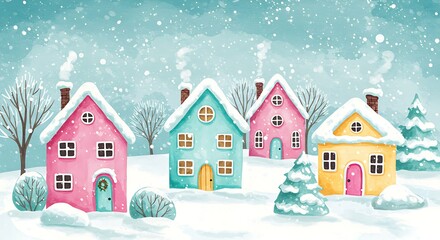 Winter's Pastel Dream