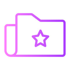 folder gradient icon