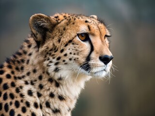 Close-up of spotted fur texture
