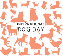 Fototapeta premium International Dog Day is celebrated every year on 26 august