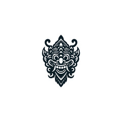 Bali Barong Mask Logo