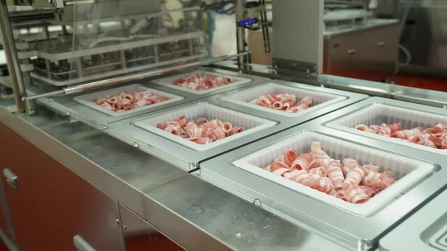 Automated meat packing system