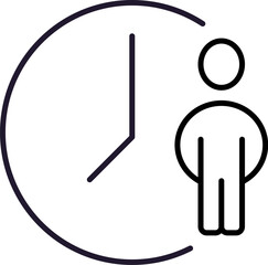 Faceless Person Outline Picture for Graphic and Web Design, Apps, Adverts, Various Cards