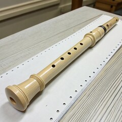 Naklejka premium flute on a white background