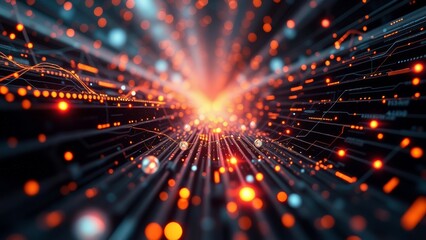 Technology Light Abstract Illustration