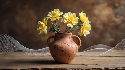 still life with daffodils