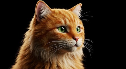 Obraz premium Amber Majesty AI Generated