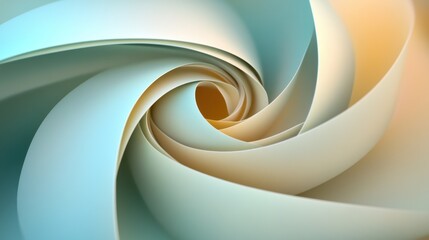 Abstract swirling pattern in soft colors creating a calming and serene visual effect