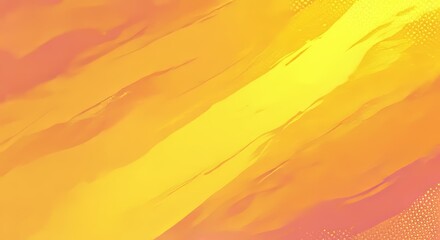 Orange and Yellow Abstract Brush Stroke Background
