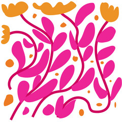 Abstract Floral Design