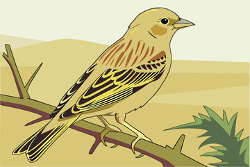 66 goldfinch, illustration of a bright yellow songbird, detailed feathers, hyper-realistic, vibrant, realistic, digital painting, 4k resolution, photorealistic, highly detailed, intricate