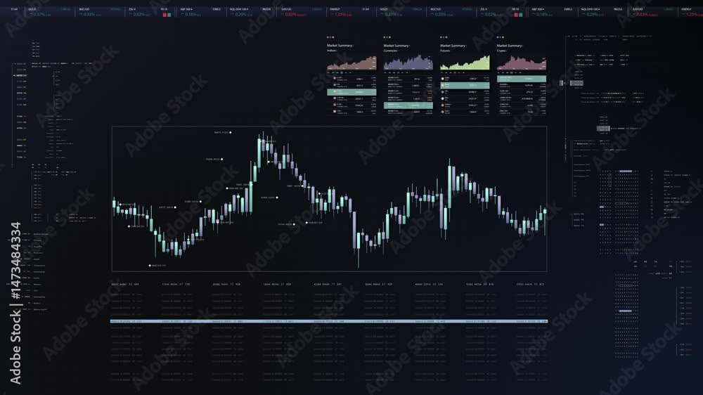 Aufkleber dynamic data visuals for business info graphics, animated charts, and data-driven insights for a bus