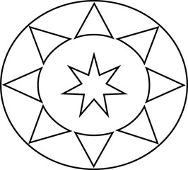 Fototapeta premium snowflake, unique pattern
