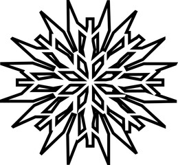 snowflake, unique pattern