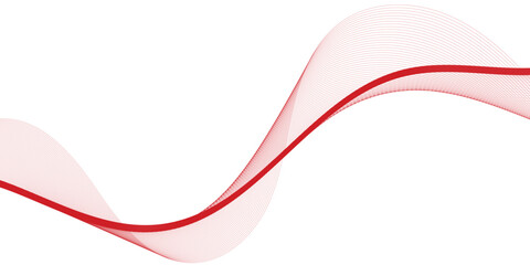 Abstract white background with red wave for design brochure, website, and flyer more artistic take with abstract shapes or swirls of pink, red, and white that evoke a sense of love 