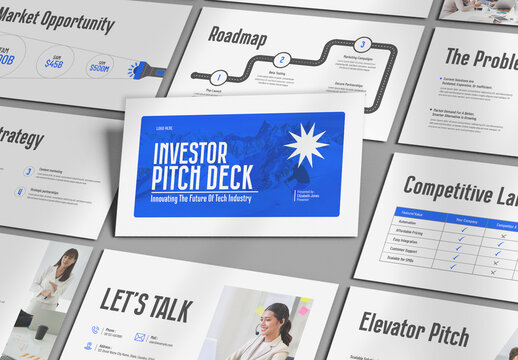 Investor Pitch Deck Presentation Template For Corporate Agencies