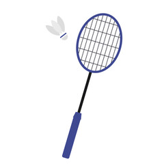 シンプルなバトミントンのイラスト素材