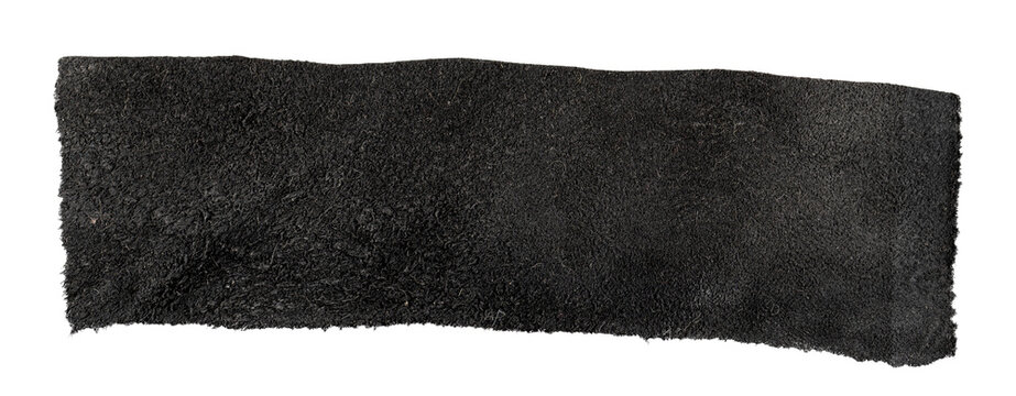 black fabric banner in a rectangle shape, ripped black textile sheet with torn edges, grunge textured sign, label, banner graphic element