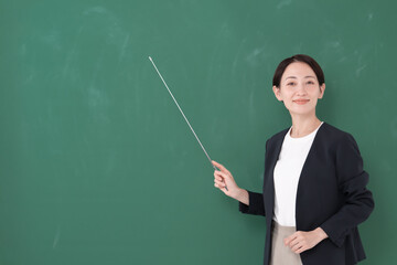 教師　講師　先生　黒板