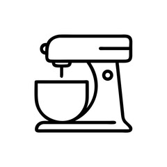 Stand Mixer Kitchen Machine Icon Design