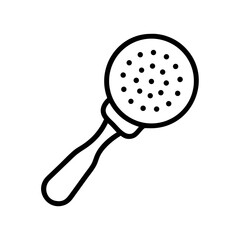 Round Hairbrush Styling Tool Icon Design