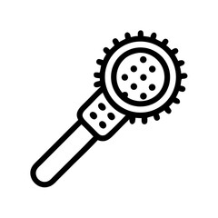 Rolling Dough Pin Baking Tool Icon Design