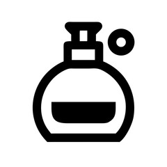 Perfume Bottle Fragrance Spray Icon Design