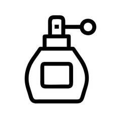 Perfume Bottle Fragrance Spray Icon Design