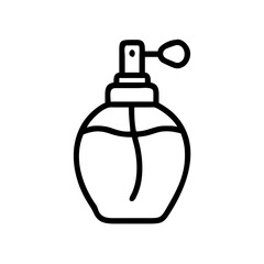 Perfume Bottle Fragrance Spray Icon Design