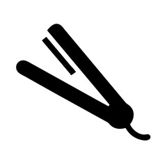 Hair Straightener Flat Iron Icon Design

