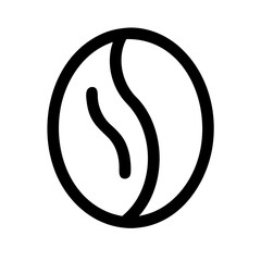 Coffee Bean Roast Symbol Icon Design