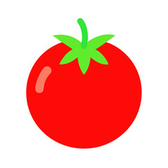 Whole Tomato Fresh Vegetable Icon Design