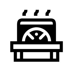 Pizza Oven with Chimney Icon Design