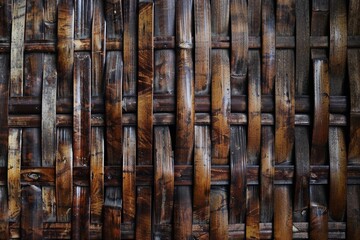 woven bamboo background