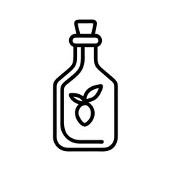 Olive Oil and Lemon Ingredient Icon Design