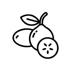 Olive Oil and Lemon Combo Icon Design