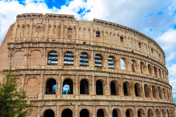 Fototapeta premium Colosseum or Flavian Amphitheatre in Rome, Italy