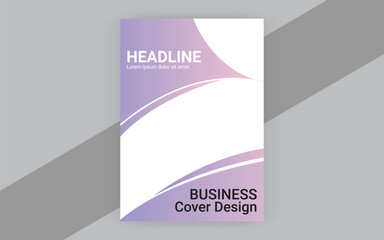 Naklejka premium Corporate business cover design template
