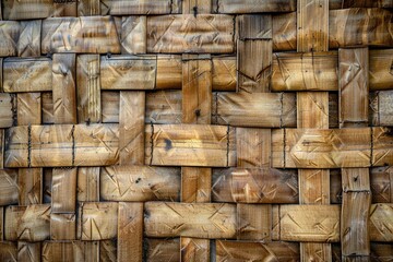 woven bamboo background
