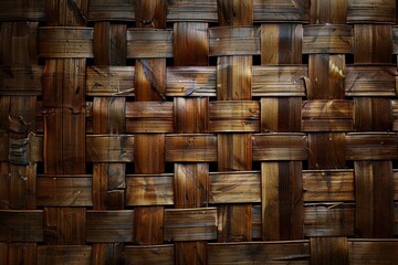 woven bamboo background