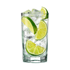Refreshing Lime Cooler - A Sparkling Summer Drink , isolated on white background png