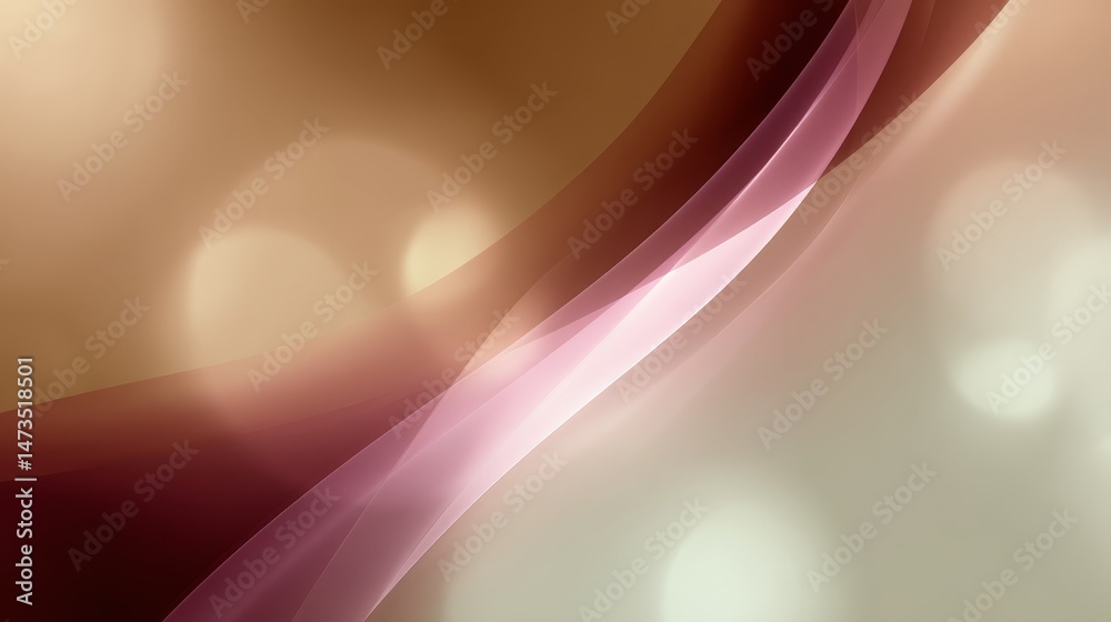 Leinwandbilder warm golden hues blend into pastel gradients, creating a soothing, abstract visual experience with s