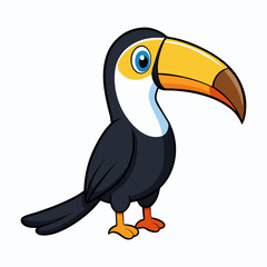 toucan bird vector illustration
