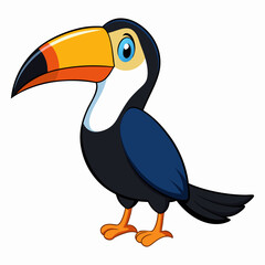 Fototapeta premium toucan bird vector illustration