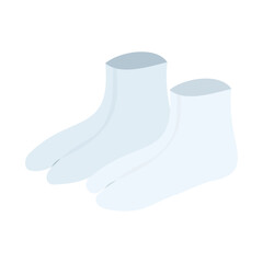 足袋。フラットなベクターイラスト。
Tabi. Flat vector illustration.